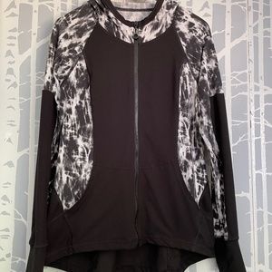 XCVI Movement Zip Hooded Sweatshirt size Large